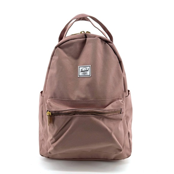 Herschel Supply Co Nova Mini Backpack Womens Ash Rose Pink Gold Zip Travel Bag main image 10